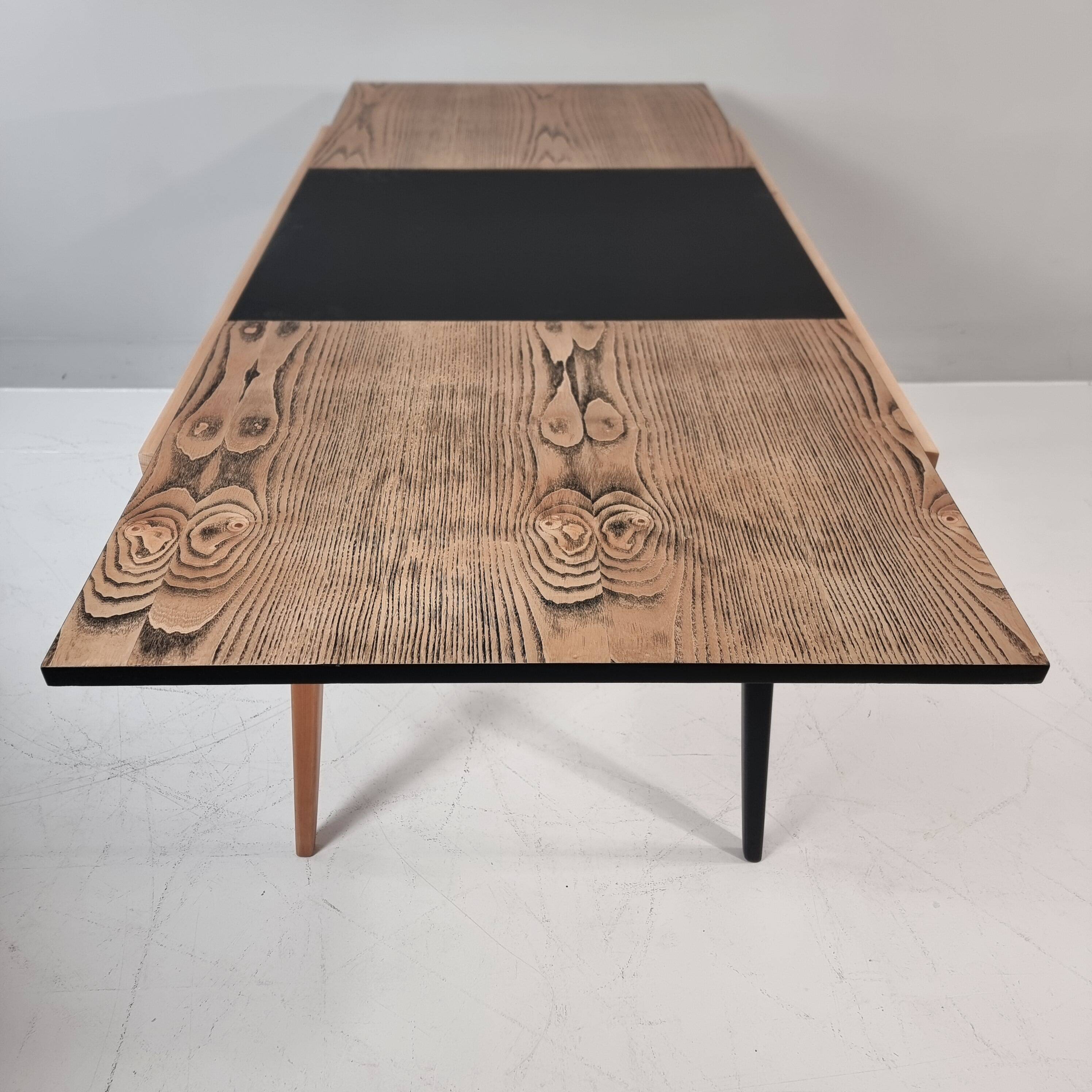 Vintage dining table in ash, 1960s
