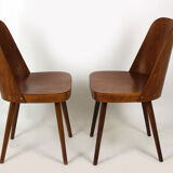 No. 515 Wooden Chairs by Oswald Haerdtl for TON, 1950s, Set of 2