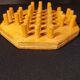 Wooden solitaire game