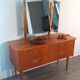 Coiffeuse Norvégienne en Teck convertible Commode, par Steen & Strøm's, Vintage Scandinave 1960s