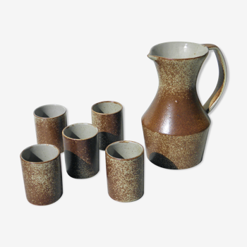 Stoneware drink service