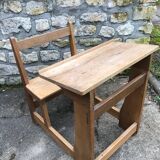 Pupitre vintage d’écolier