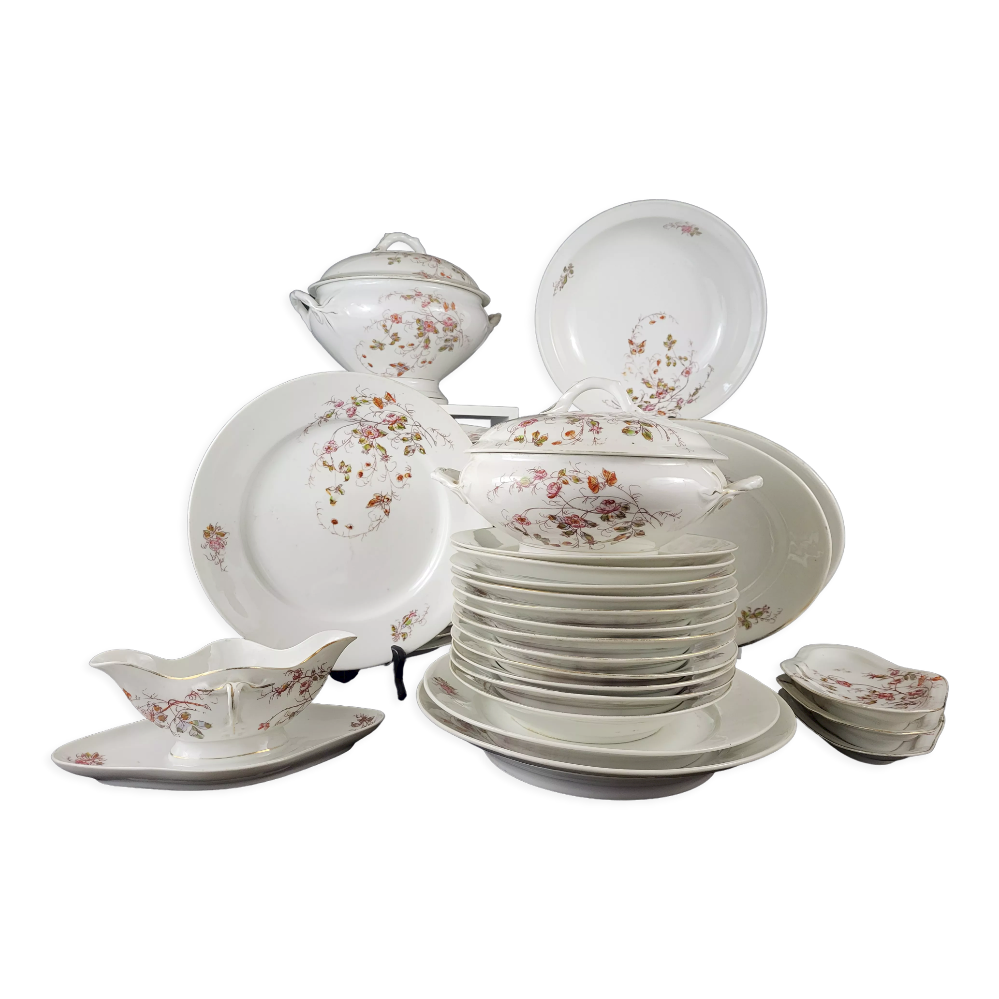Porcelain table service Paris "à la ville St Denis" - New products