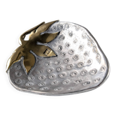 Strawberry tray in brass and aluminium by David Marshall, Spain, 1970s