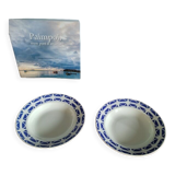 Plates Creuses Lunéville Bannec lot of 2