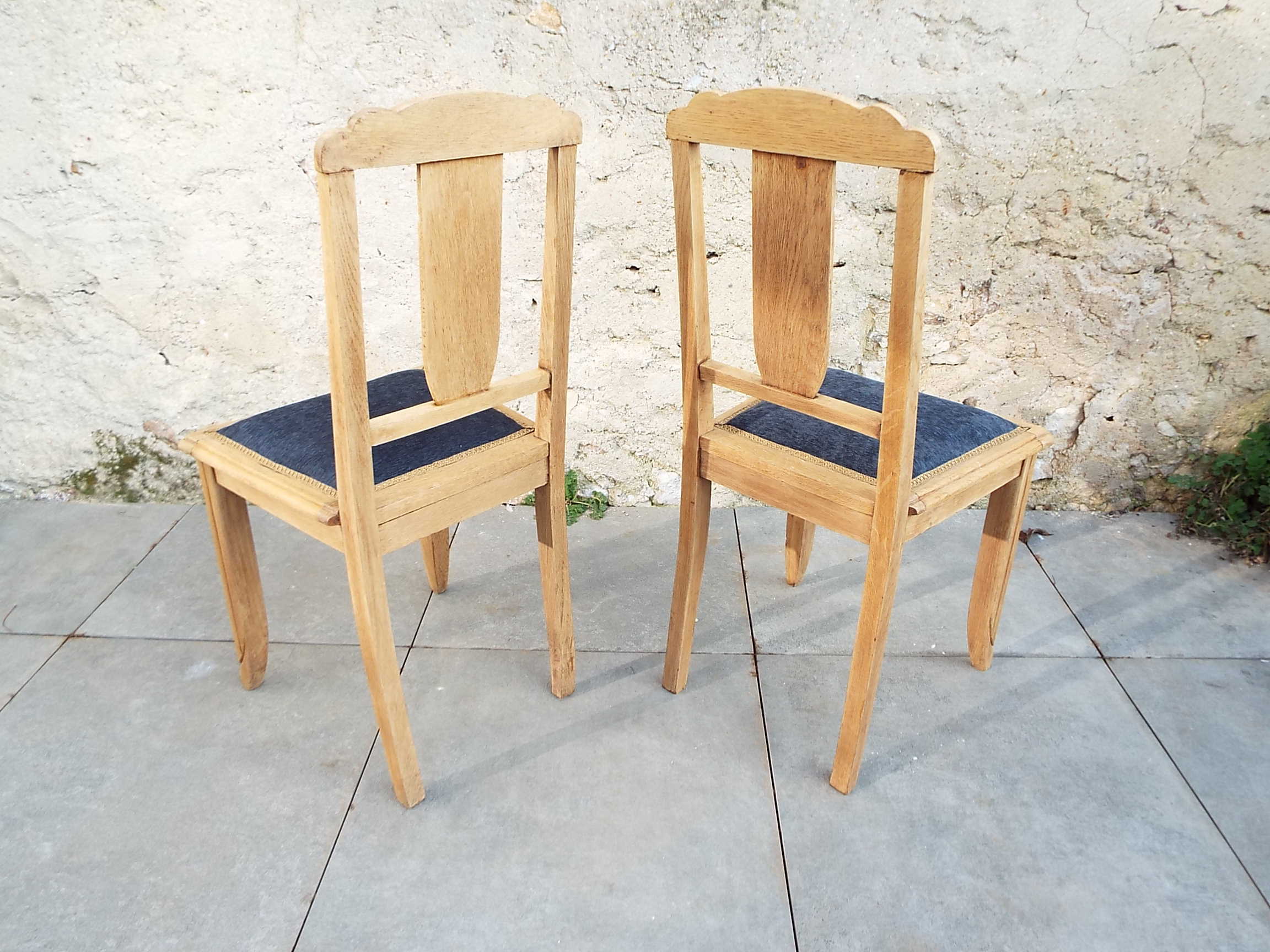 2 art deco style chairs