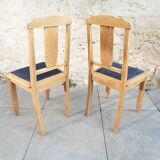 2 art deco style chairs