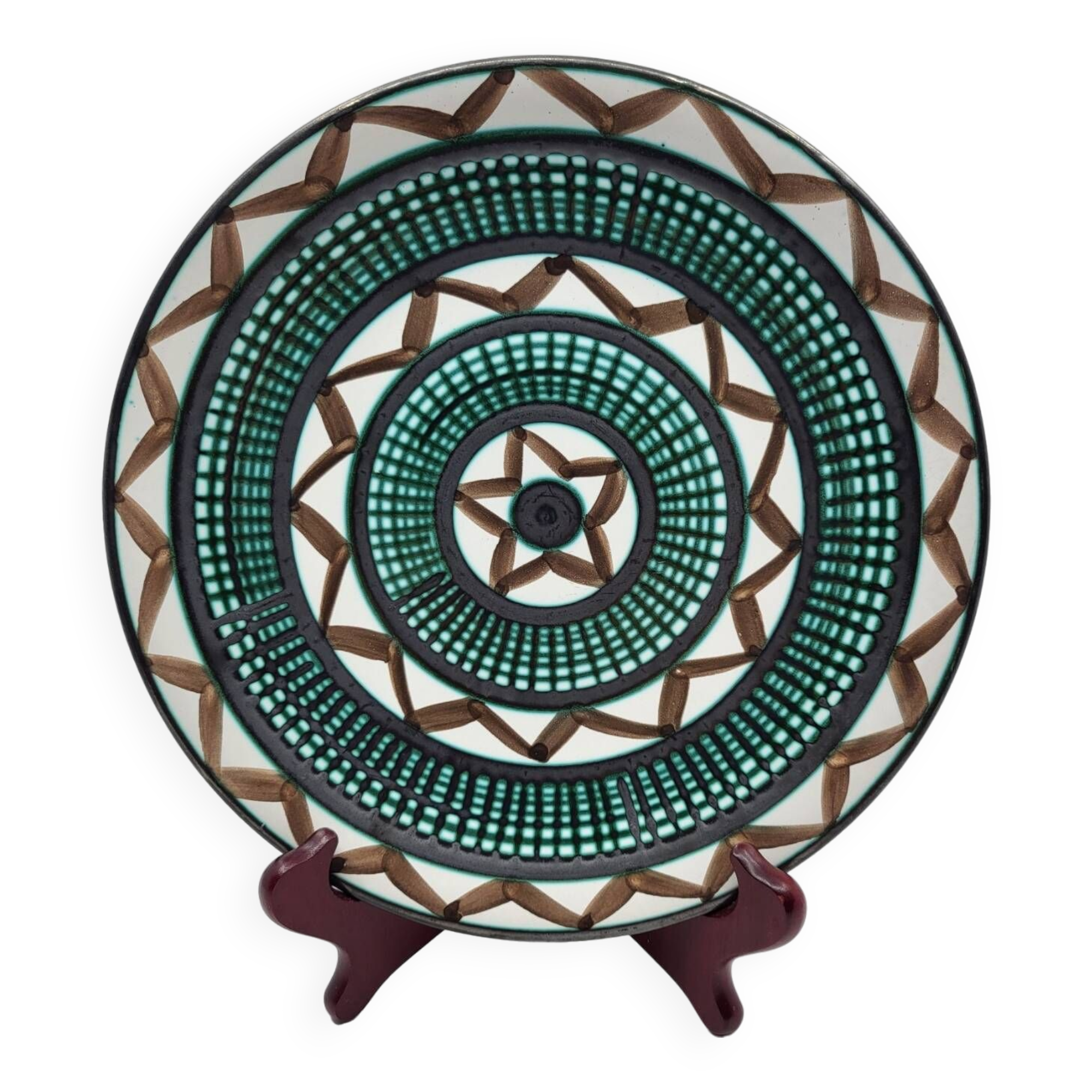 Robert Picault plate in vintage French ceramic