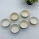 Lot / series of 6 ramekins Digoin France , vintage, pastel,