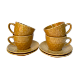 Glazed stoneware cups