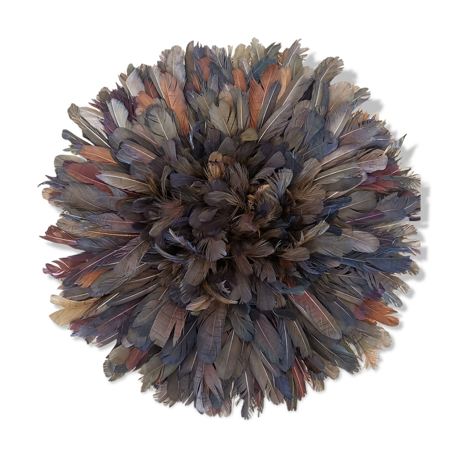 Juju hat in feathers of cameroon 40 cm