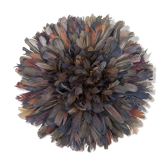 Juju hat en plumes fait main au cameroun 40 cm