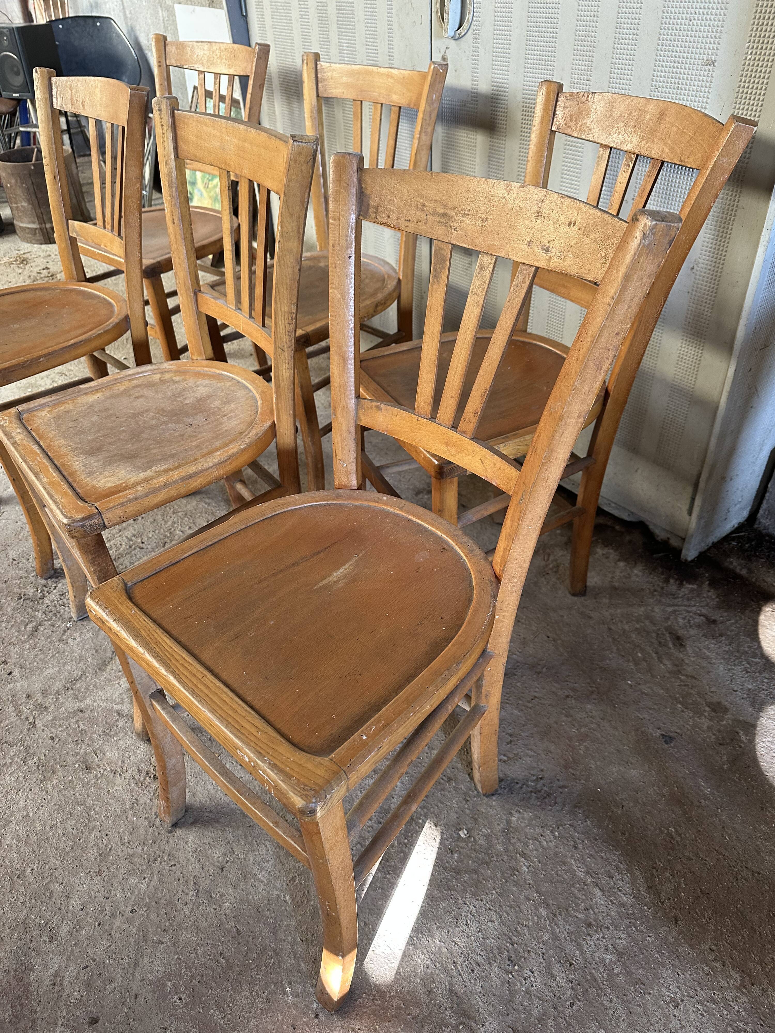 Lot 6 bistro chairs luterma