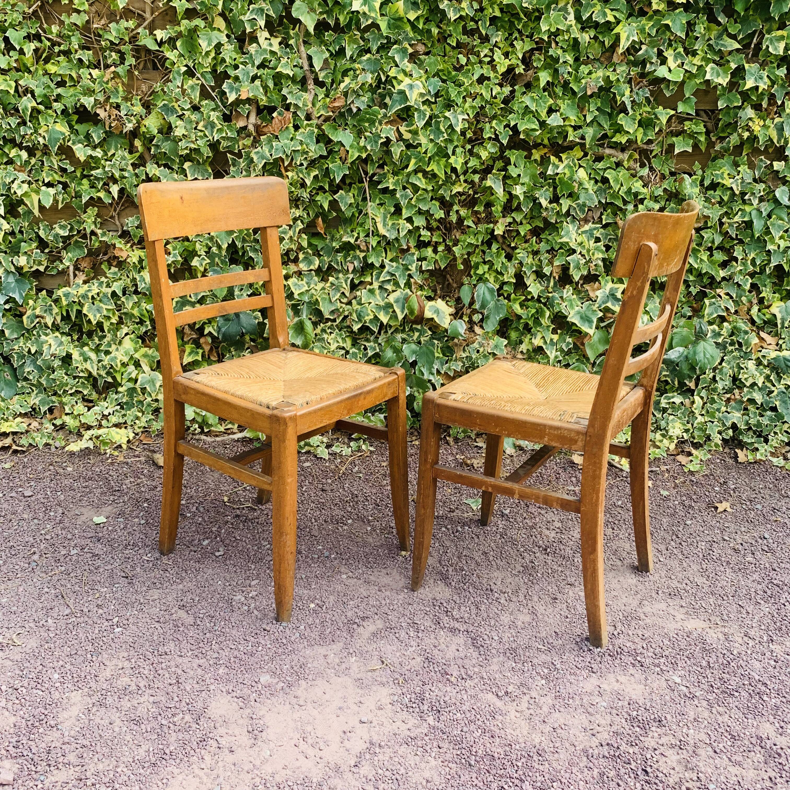 Paire de chaises vintage