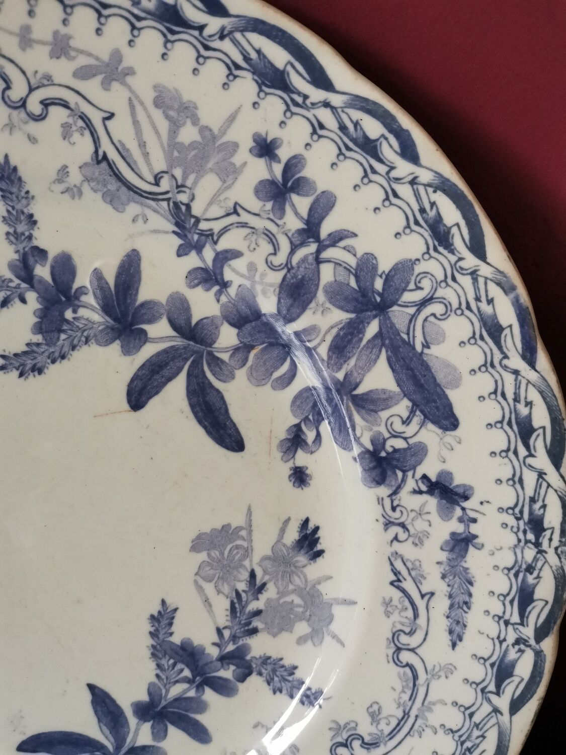 Purple Flora plate