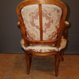 Paire de fauteuils Louis XV