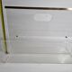 Magazine holder in plexiglass and vintage brass David Lange