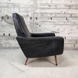 Vintage skai armchair
