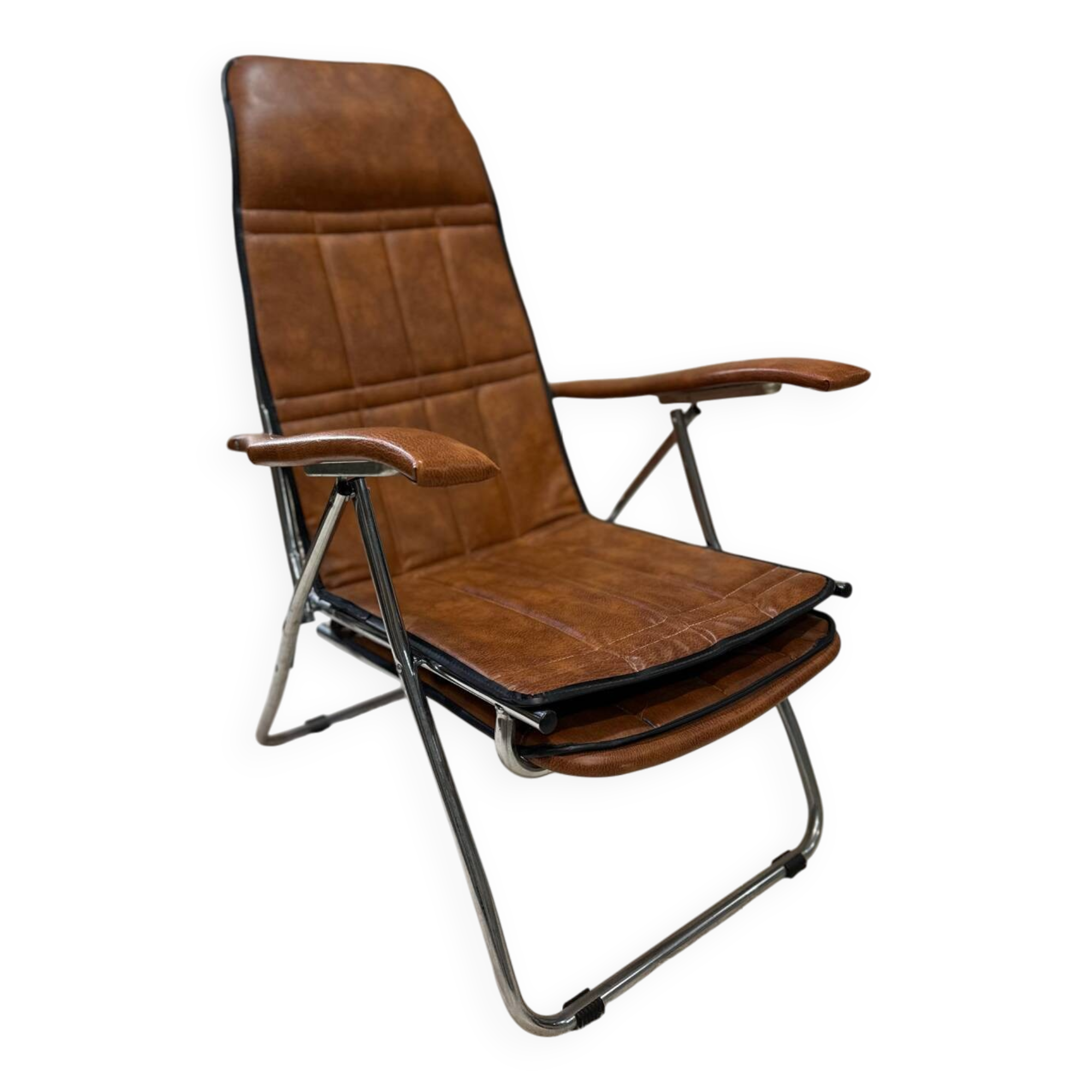 Vintage reclining armchair