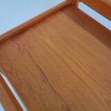 Large teak bar cart from Tarm Stole Møbelfabrik, Denmark, 1960s.