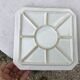 Vintage checkered ceramic trivet