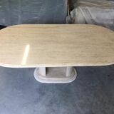 Table in travertin, italian, circa 70