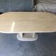 Table en travertin, italienne, circa 70