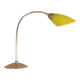 Vintage yellow opaline wall lamp