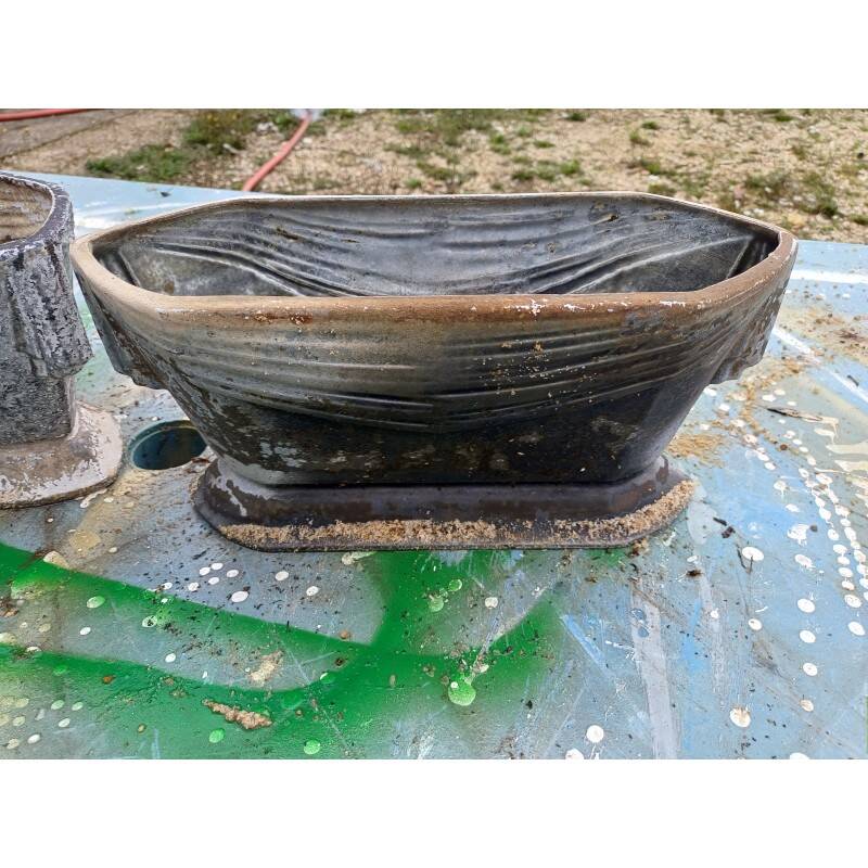 Pair of cast iron planters from 1900 from Charleville-Mézières