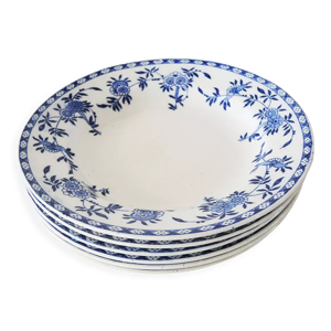 6 anciennes assiettes