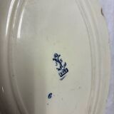 Old earthenware dish iron earth birds
