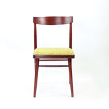 Set of 4 dining chairs in oak by ton, czechoslovakia 1960s
