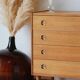 Scandinavian oak chest of drawers | vintage Danish furniture