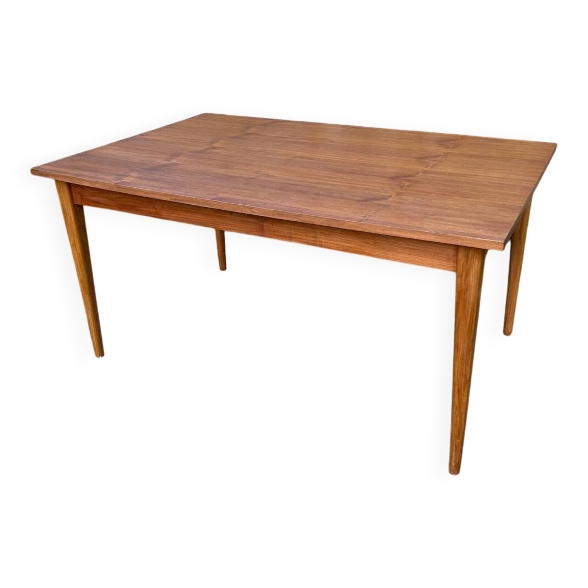 Vintage Scandinavian table for 6 people from the 1960s-70s.