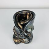 Vase abstrait céramique signé Montalto 1993