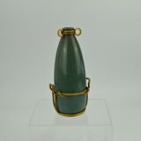 Vase en grès à monture de bronze doré de Louis Lourioux