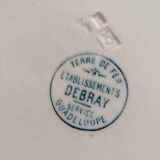 6 ironstone plates, Guadeloupe model