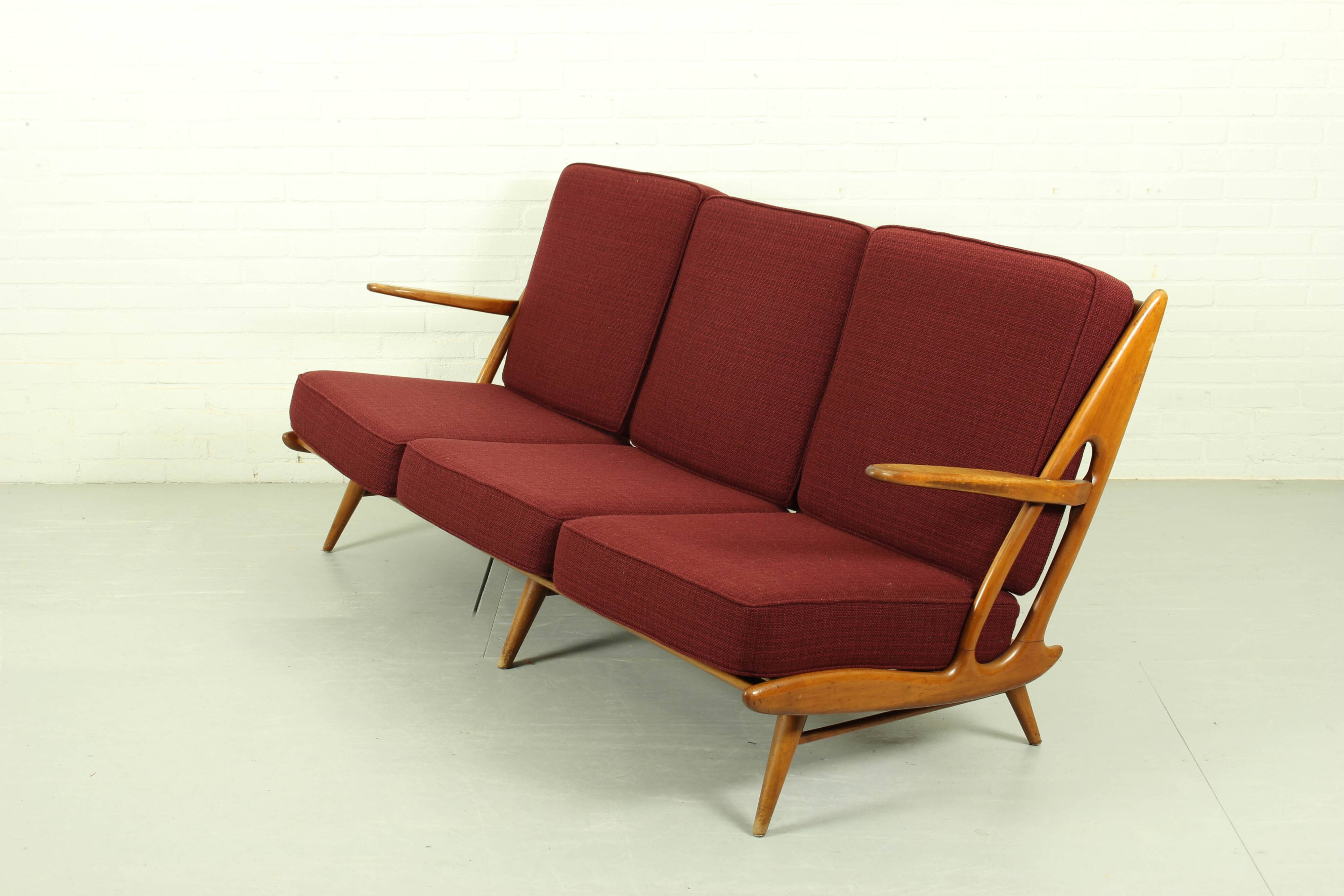 Canapés et fauteuils lounge au design vintage Sprij / Spuij’s, années 1960