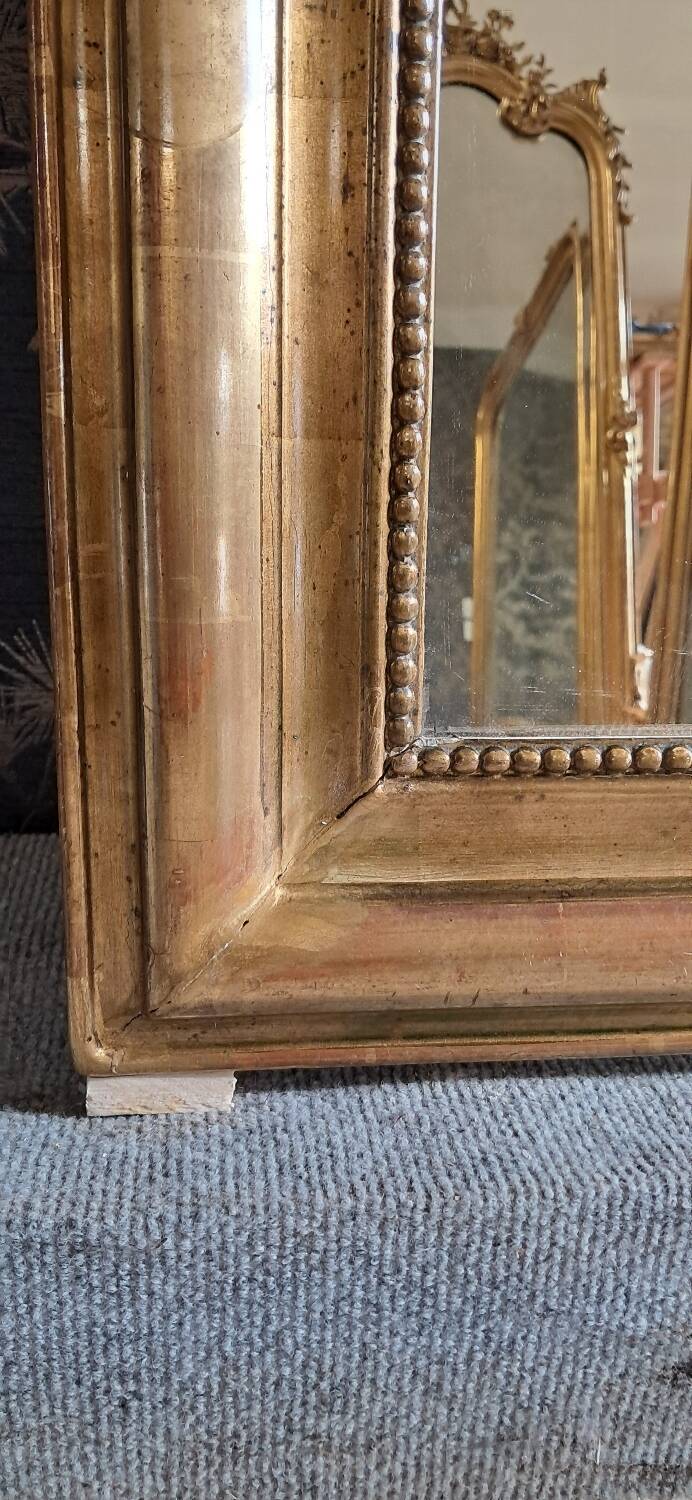 Louis Philippe period mirror 79 x 60