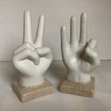 Pair of hand ring sizes