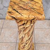 Iron column imitation marble