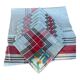 140x140 tablecloth and 6 checked napkins