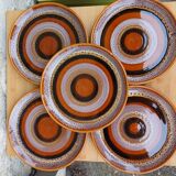 Sarreguemines collection “Hawai” plates