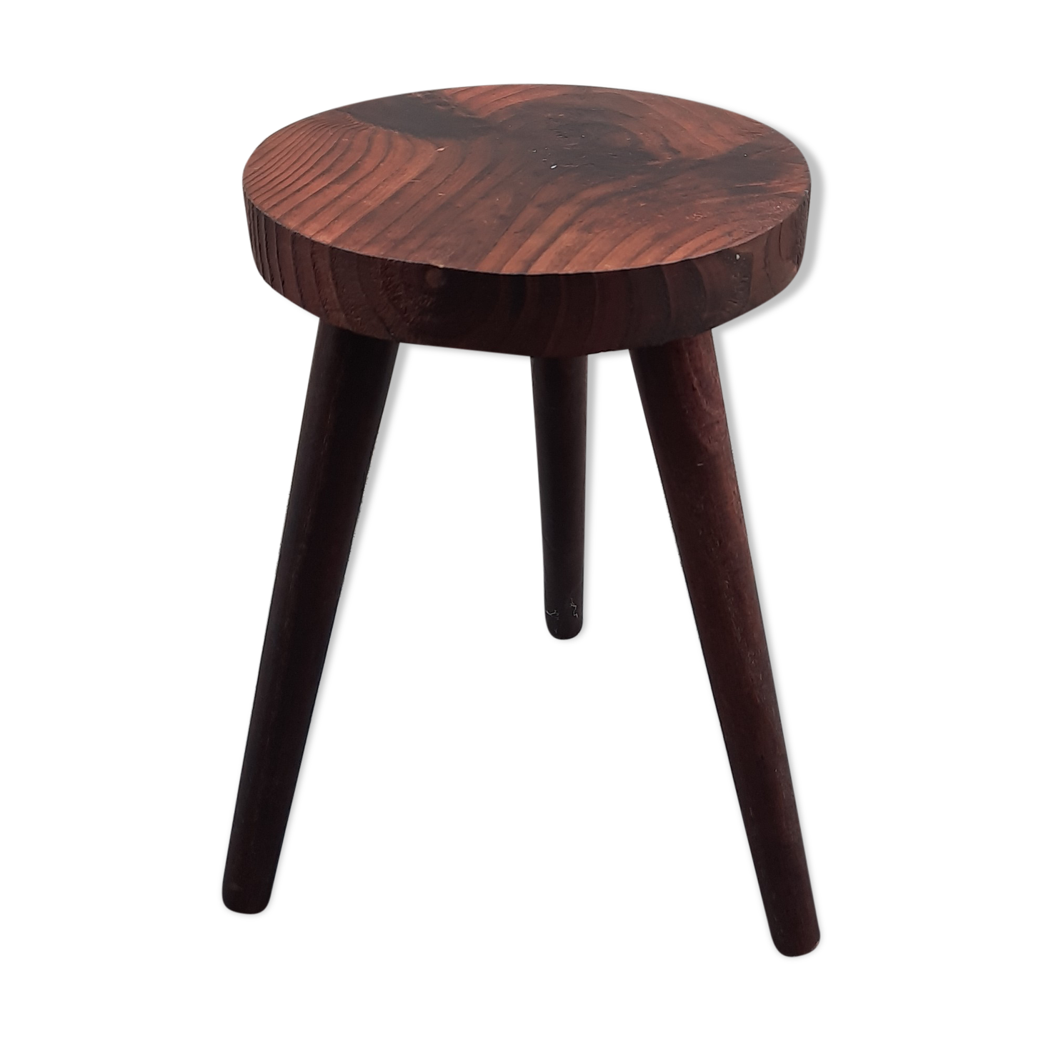 Wooden tripod stool
