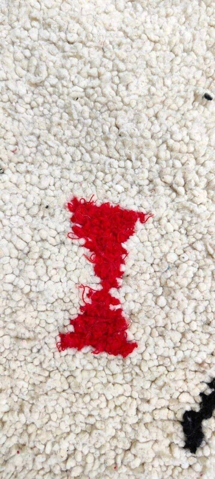 Handmade traditional pure wool rug, size 1.5/2.5 m.