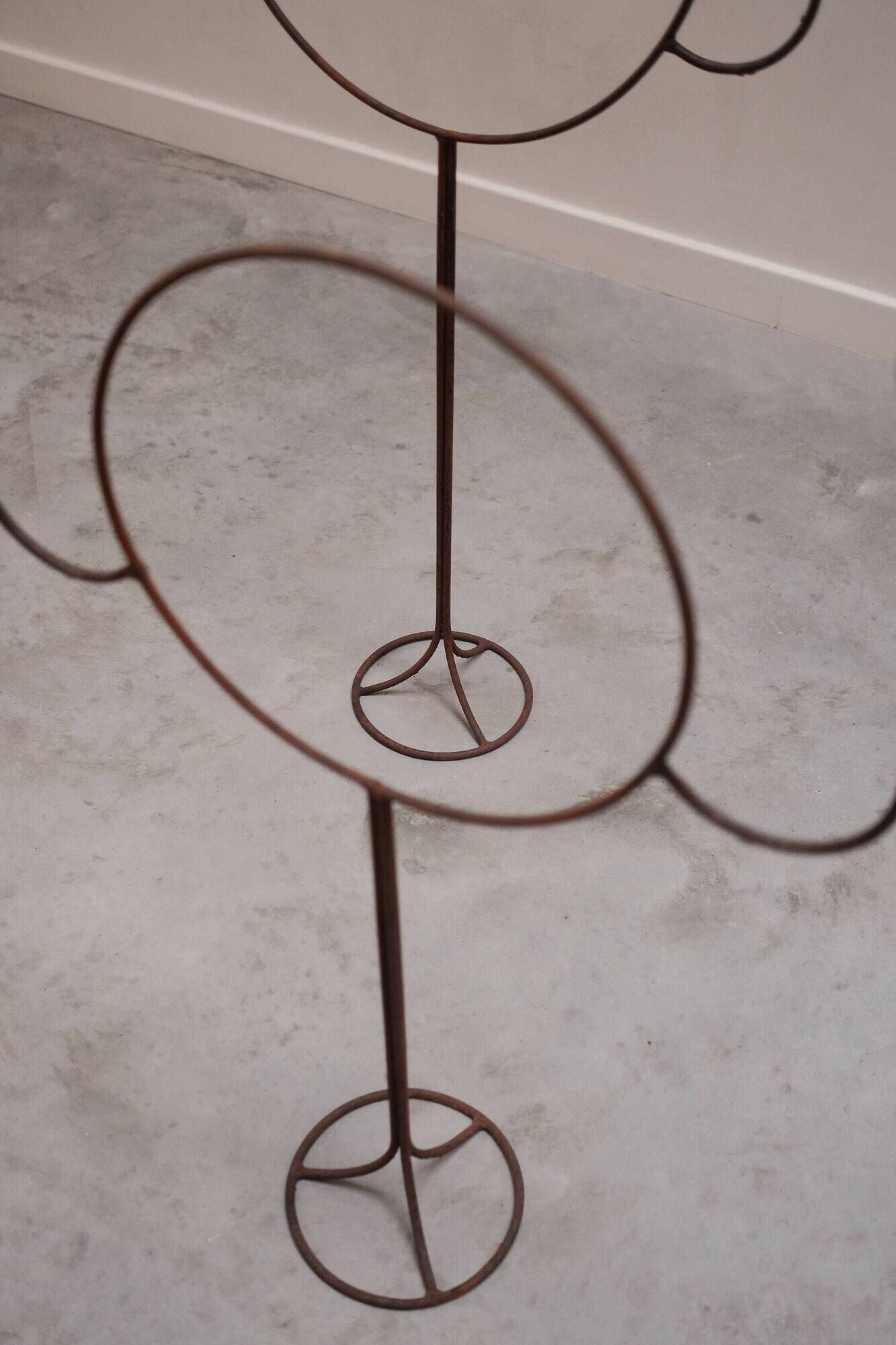 Pair of floor candlesticks
