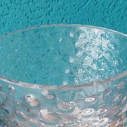 Vintage Structured Glass Vase by Willem Heesen for Leerdam Glass Factory