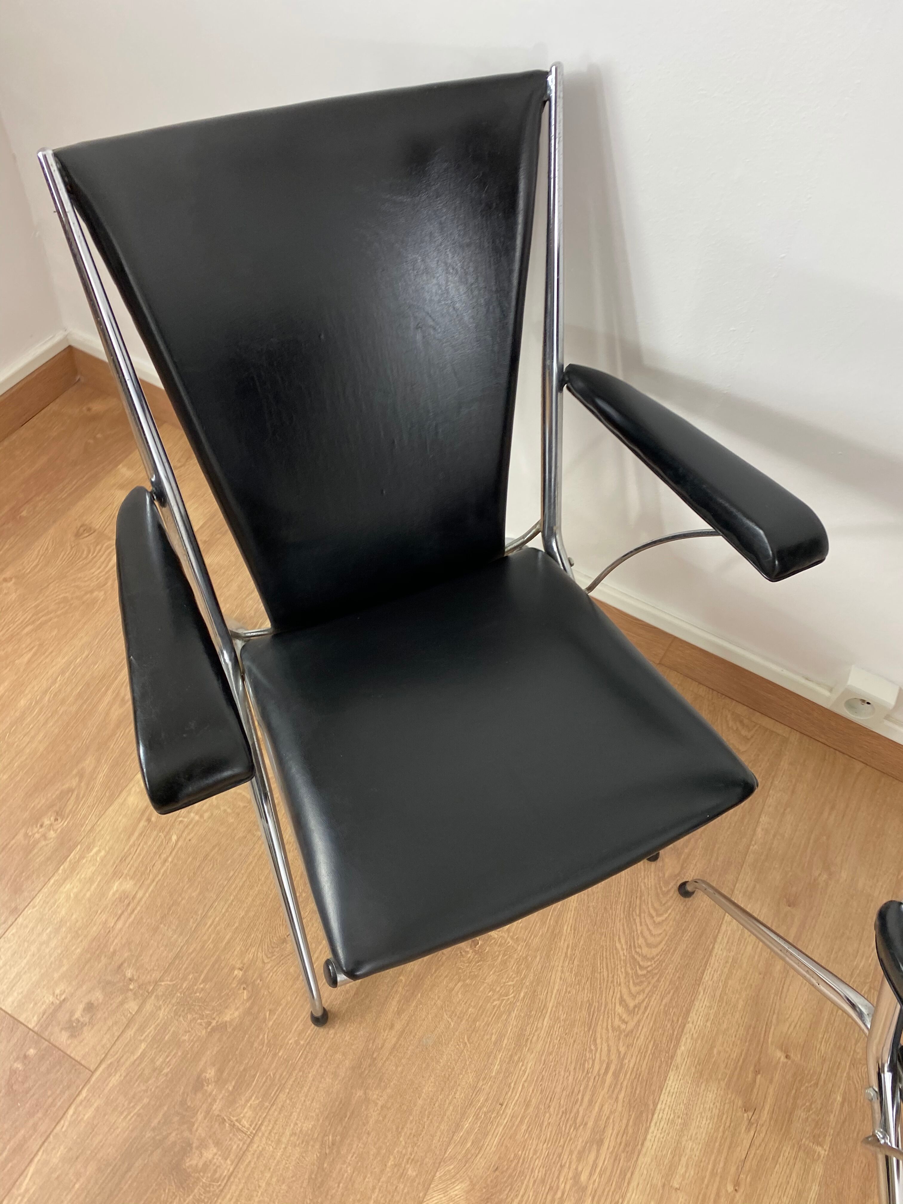 Pair of vintage folding chairs