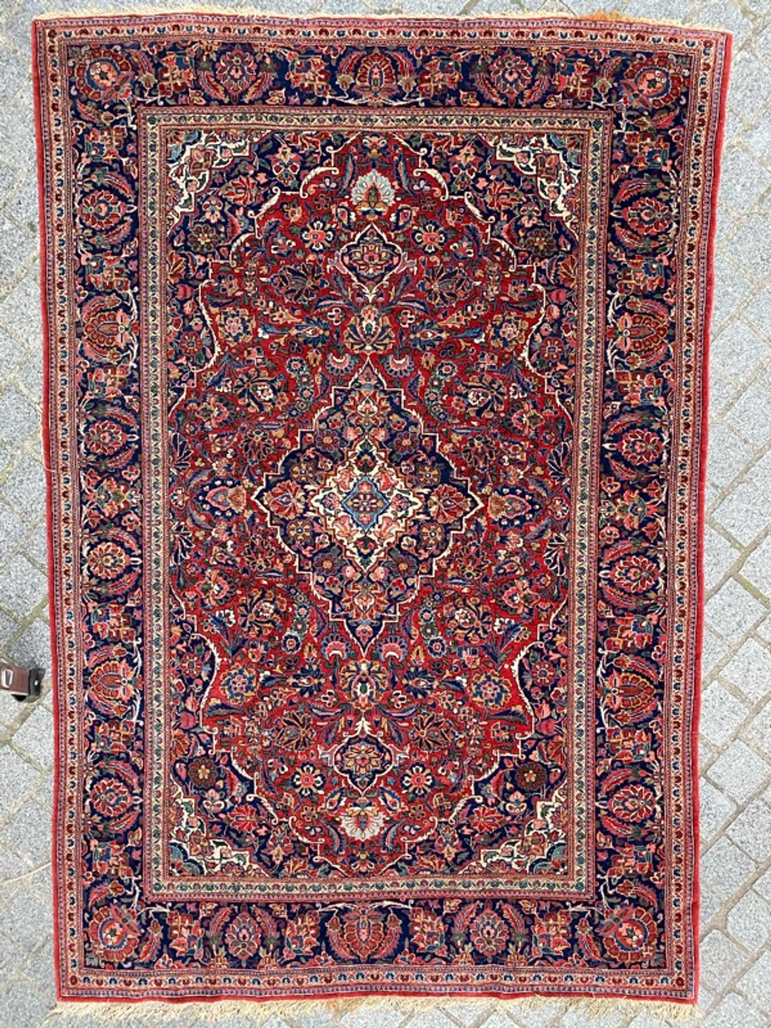 Tapis ancien Kashan Iran 135X198 CM