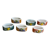 Ceramic napkin rings fruit décor